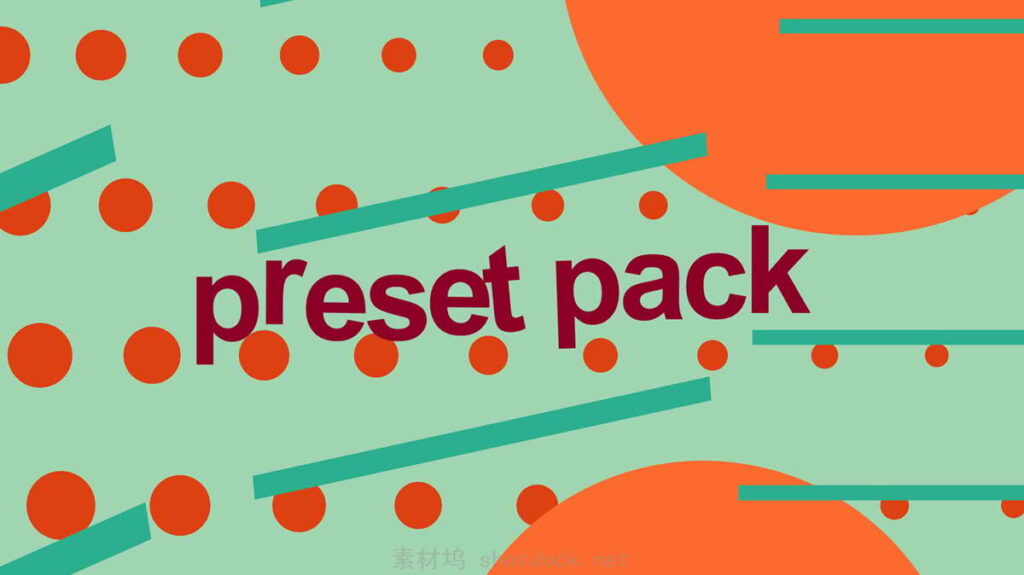 动漫amv视频剪辑AE项目文件震动色彩校正摇晃预设素材包 SEBOOB PRESET PACK 2 by seboob插图