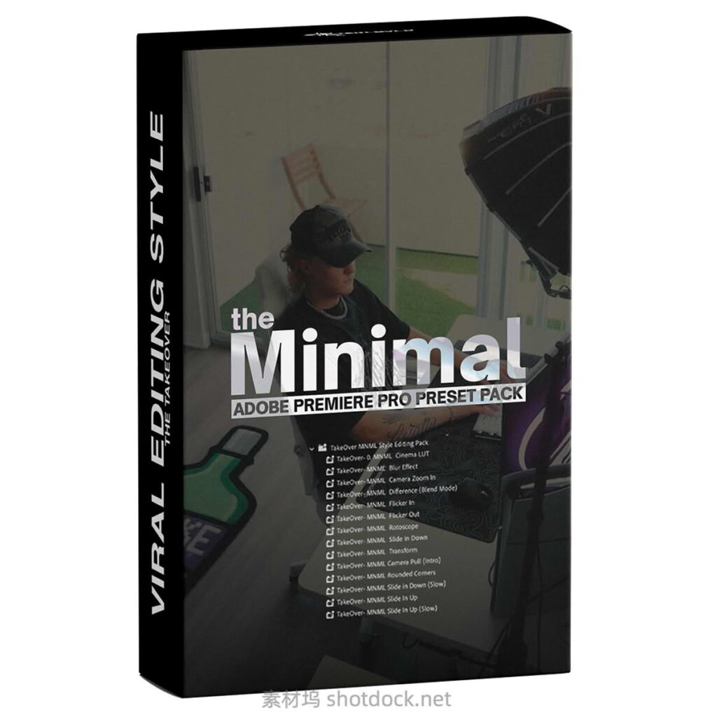 国外大神-13个Premiere预设文字动效 9个DaVinci Resolve效果预设 The MINIMAL Preset Pack插图 国外大神-13个Premiere预设文字动效 9个DaVinci Resolve效果预设 The MINIMAL Preset Pack插图
