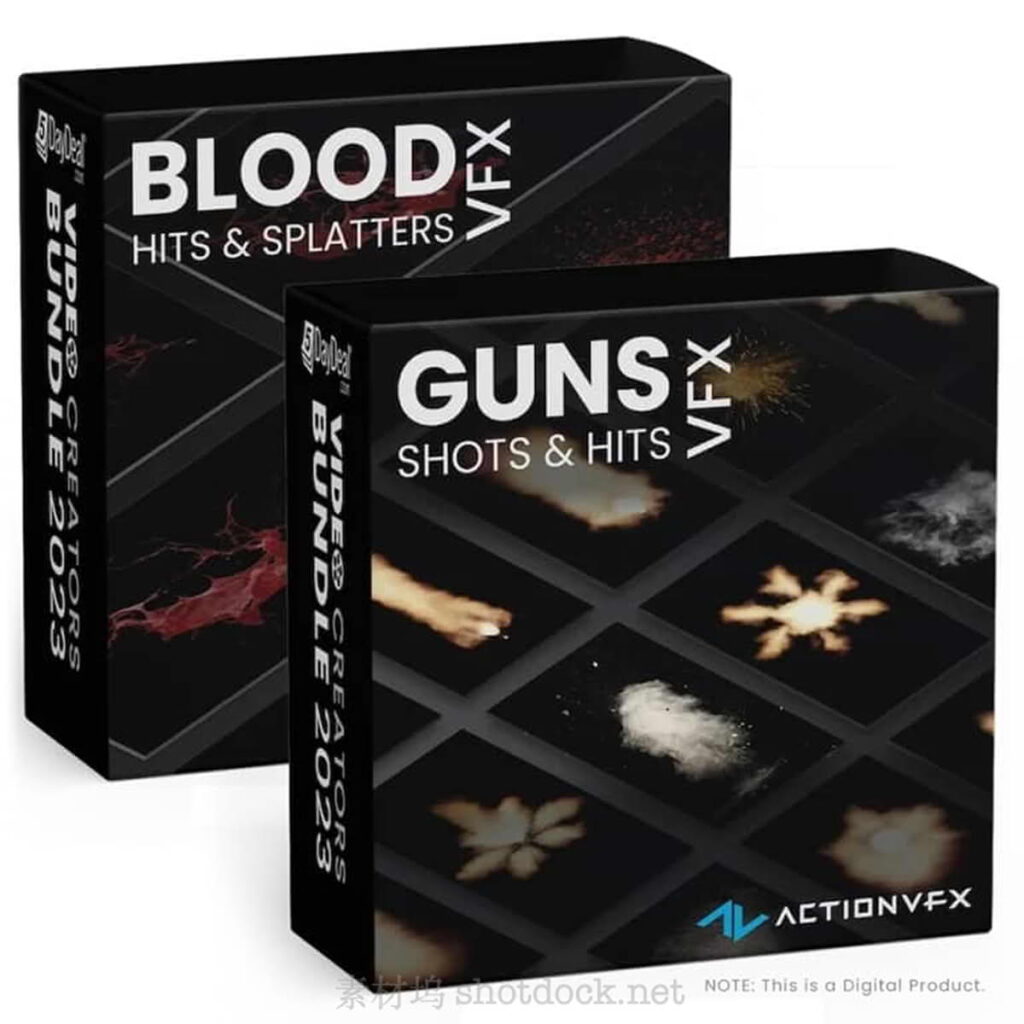 真实拍摄带通道素材电影特效用-X口闪烁/子弹击中/血溅-ActionVFX-Guns and Gore VFX Collection插图 真实拍摄带通道素材电影特效用-X口闪烁/子弹击中/血溅-ActionVFX-Guns and Gore VFX Collection插图