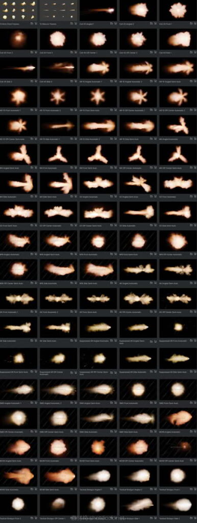 116组真实射击开XX口闪光火焰特效合成4K视频素材-ActionVFX-Muzzle Flashes Vol. 2 Stock Footage Colle插图1 116组真实射击开XX口闪光火焰特效合成4K视频素材-ActionVFX-Muzzle Flashes Vol. 2 Stock Footage Colle插图1