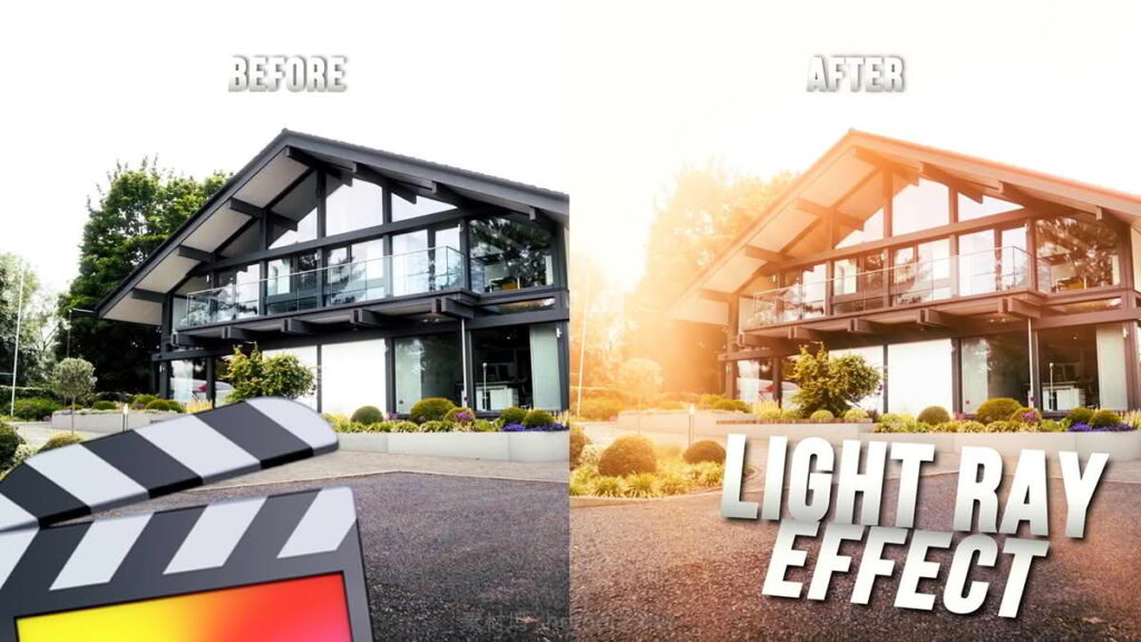 FCPX插件：电影级自然天光阳光户外天窗光线照射视觉效果插件-Ryan Nangle-Light Ray Effect-Final Cut Pro插图
