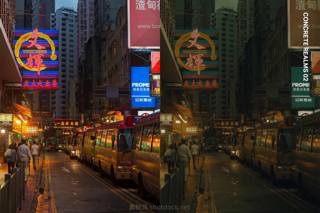 40个香港电影色调LUTs和Lightroom预设-HK Cinema Lightroom Presets and LUTs插图1