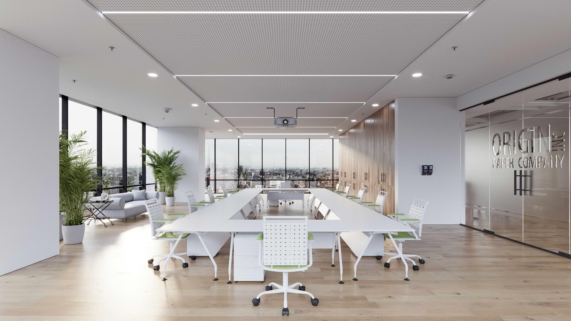 建筑室内设计模型Cinema4D的V-ray15个公共室内场景-画廊和办公空间-Evermotion-Archinteriors for ...