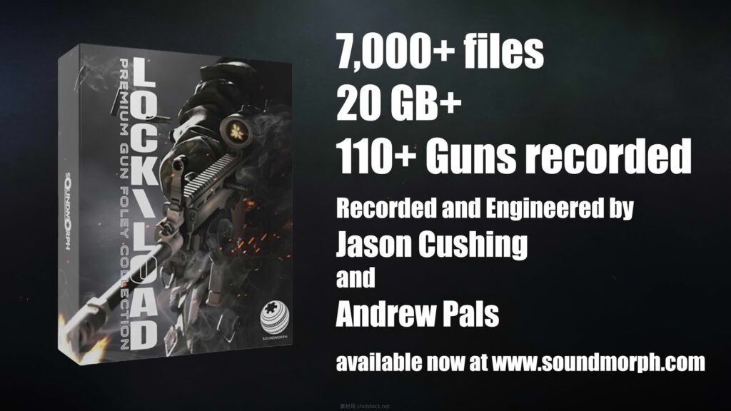 SFX:7000+X械XXXX霰弹X武器组装上膛金属碰撞音效wav文件-SoundMorph-Lock/Load插图 SFX:7000+X械XXXX霰弹X武器组装上膛金属碰撞音效wav文件-SoundMorph-Lock/Load插图
