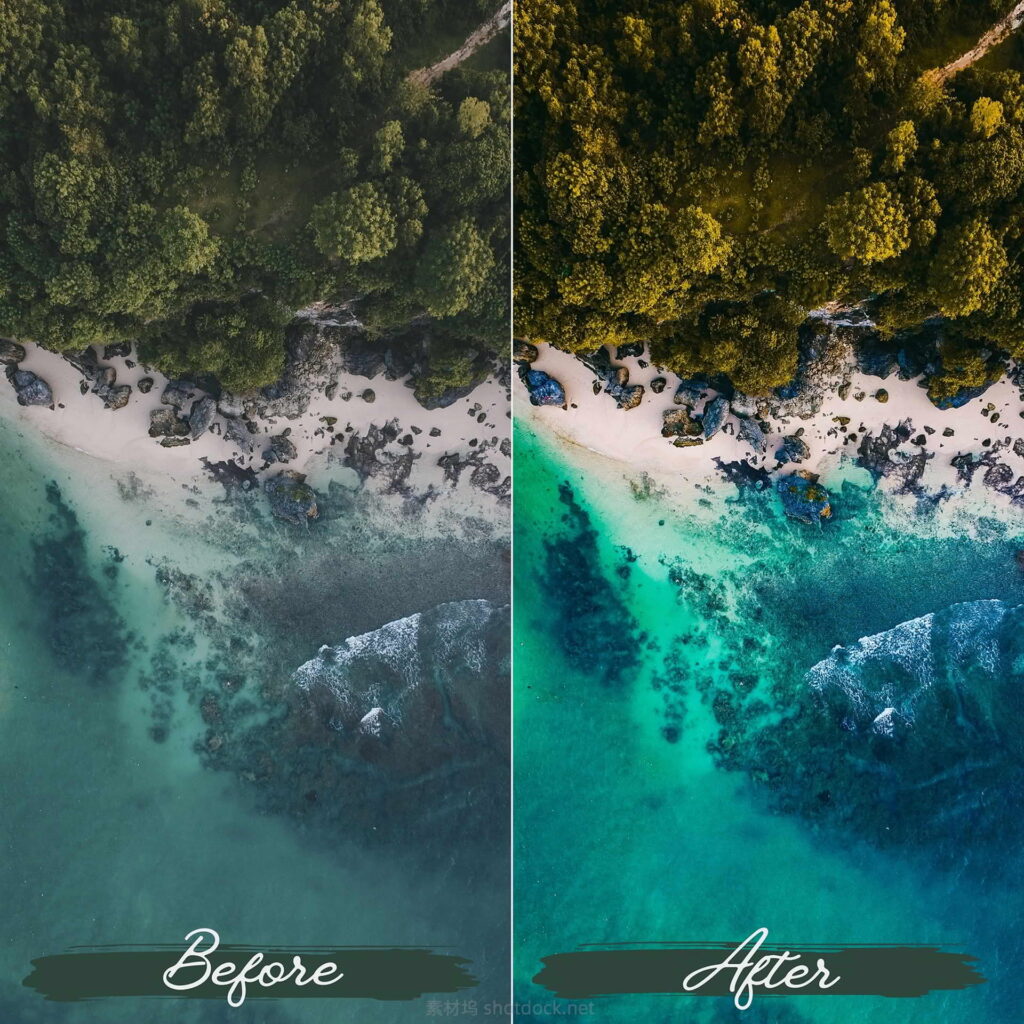 大疆无人机航拍素材转换成电影LUTs包-DJI Drone LUTs Color Grading For Video插图4