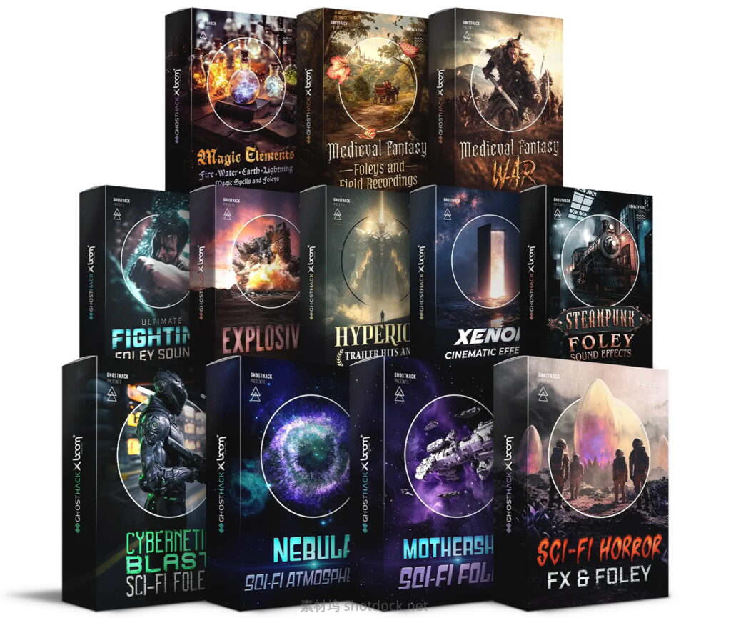 SFX重磅合集：终极电影拟音+音效库-Sound FX & Foley Bundle插图