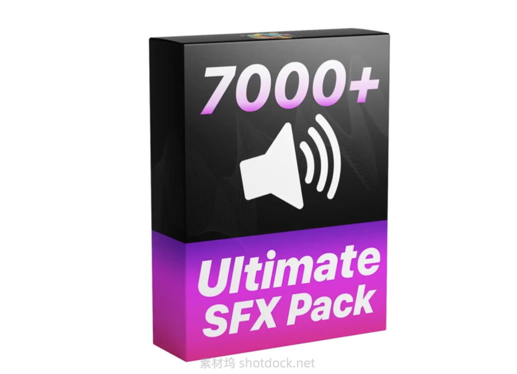 SFX：7000+最全面的音效包终极音效包-Ultimate Sound Effects Pack插图