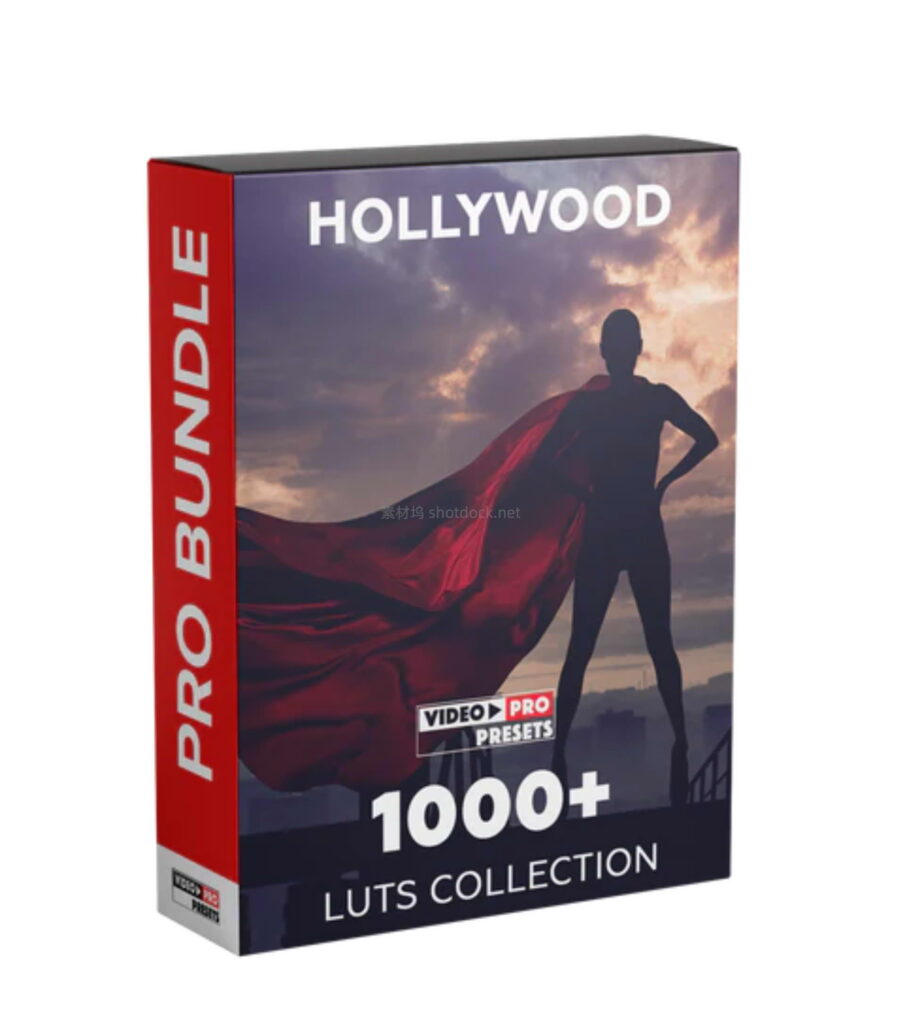1000+好莱坞电影风格调色预设LUT包-HOLLYWOOD LUTS COLLECTION插图