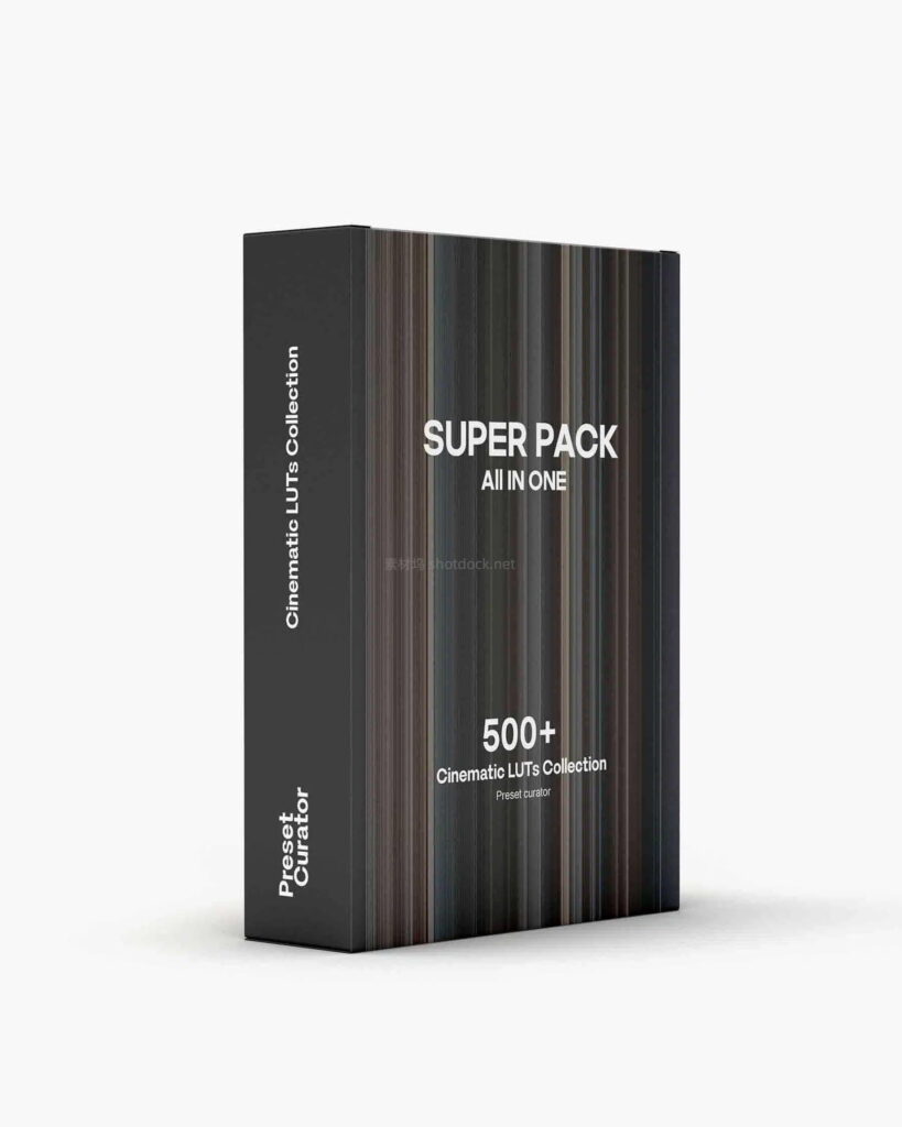 550款！B站最全电影感 LUT 合集，从婚礼到大片一套搞定！-Super Pack Cinematic LUT Collection插图