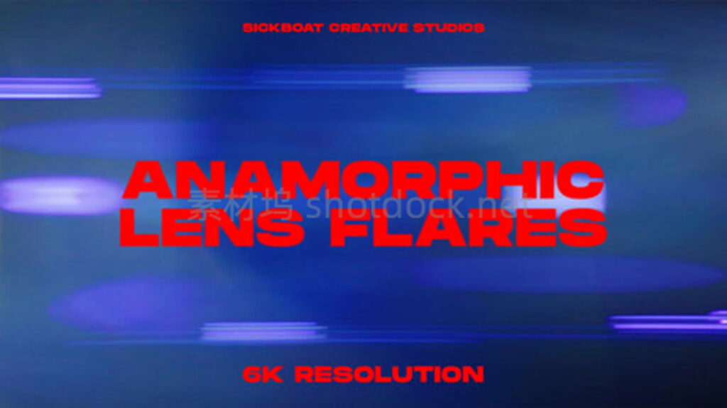 剪辑师必备：6K 变形宽银幕光斑叠加素材/Anamorphic Lens Flares | Anamorphic Light Leaks (6K)插图1