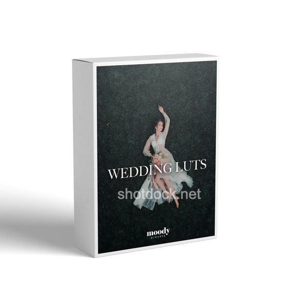 婚礼摄像剪辑师【调色】必备LUTs包：Moodypresets 电影感 风格色调，省时神器-Wedding Luts