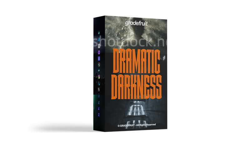 夜景/室内弱光怎么调色？这15款高级暗黑情绪LUTs悬疑感拉满-Dramatic Darkness插图