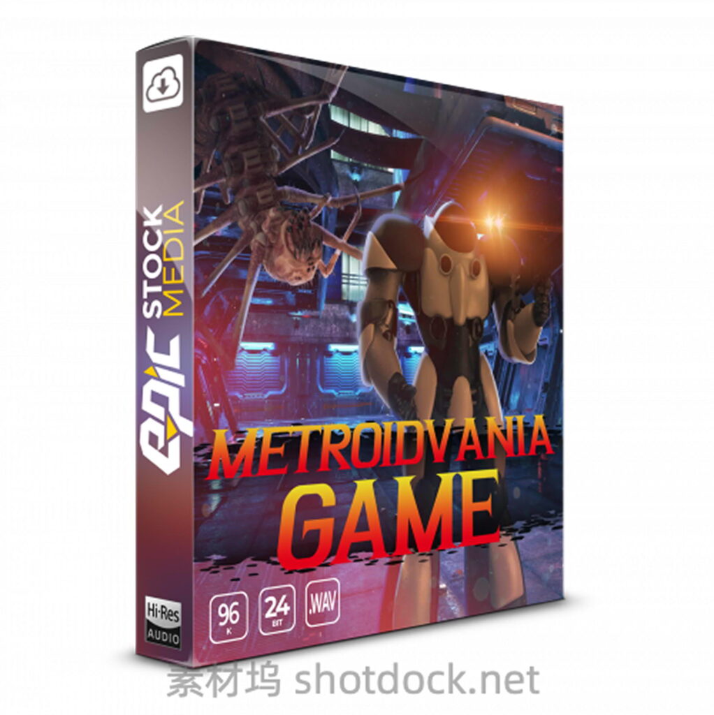【游戏开发素材】2D 横版游戏缺音效？这套 580+“类银河恶魔城”专属音源库一包搞定-Epic Stock Media Metroidvania Game插图